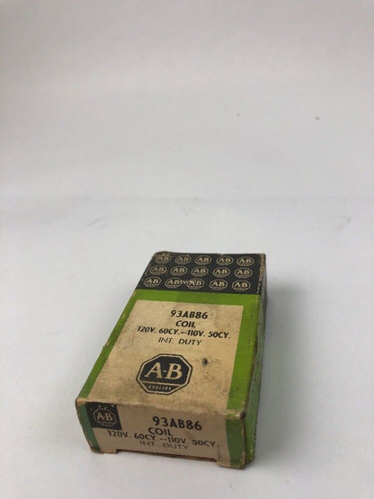 ALLEN BRADLEY 93AB86 COIL 120 V 60 CY 110 V 50 CY INT.DUTY