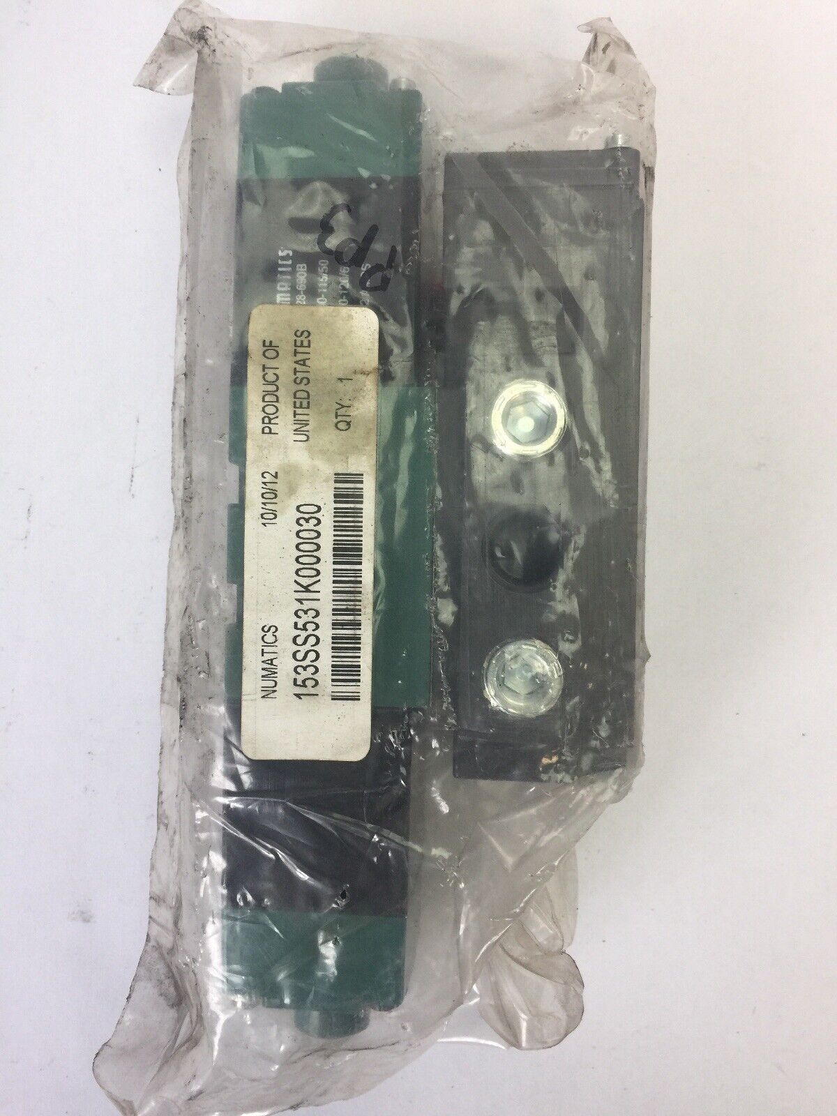 NUMATICS 153SS531K000030 SOLENOID VALVE 110-120V 50-60HZ 228-690B 120/60 .12A