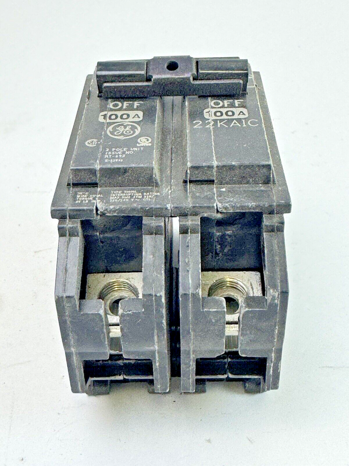 GE - THQL2100 - COMMON TRIP CIRCUIT BREAKER - 2 POLE, 100 A, 240 VAC