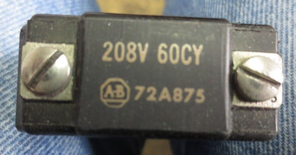 ALLEN-BRADLEY 72A875 OPERATING COIL 208V, 60Hz - NEW SURPLUS