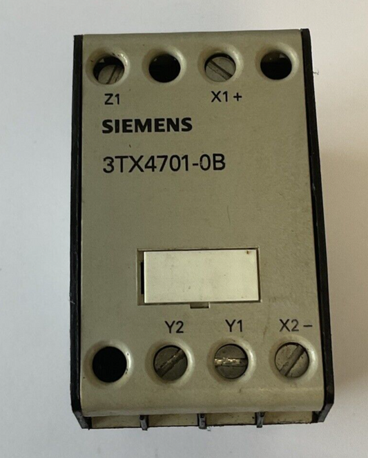 SIEMENS 3TX4701-0B DELAYER 24VDC