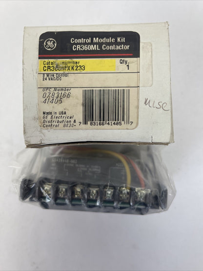 GE CR360MXK233 CONTROL MODULE KIT CR360ML CONTACTOR 24 VAC/DC 3 WIRE CONTROL