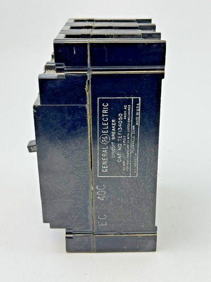 GE - TEF134050 - CIRCUIT BREAKER - 3 POLE/50A/480VAC