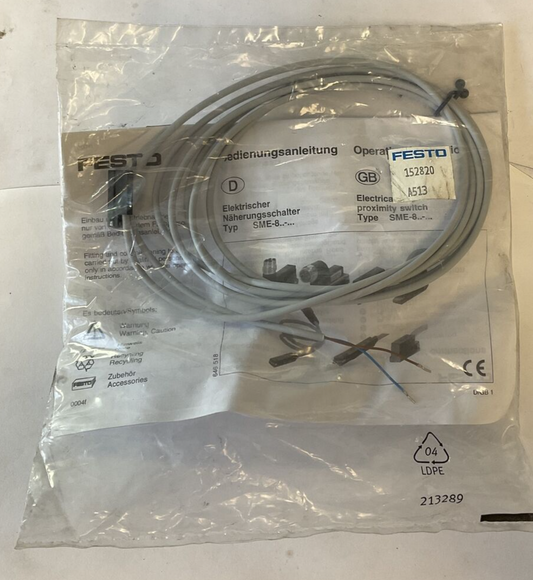 FESTO 152820 PROXIMITY SENSOR 230VAC/VDC