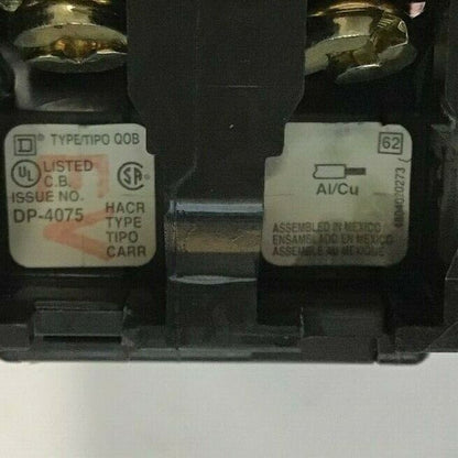 SQUARE D QOB230 CIRCUIT BREAKER 30A 2POLE 22KA 120/240VAC