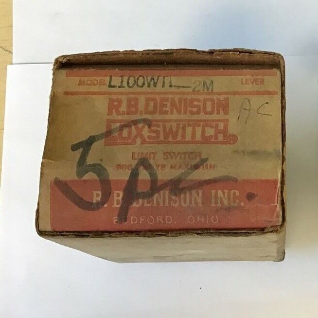 GOULD R.B.DENISON LIMIT SWITCH L100WTL-2M CONTACT 15