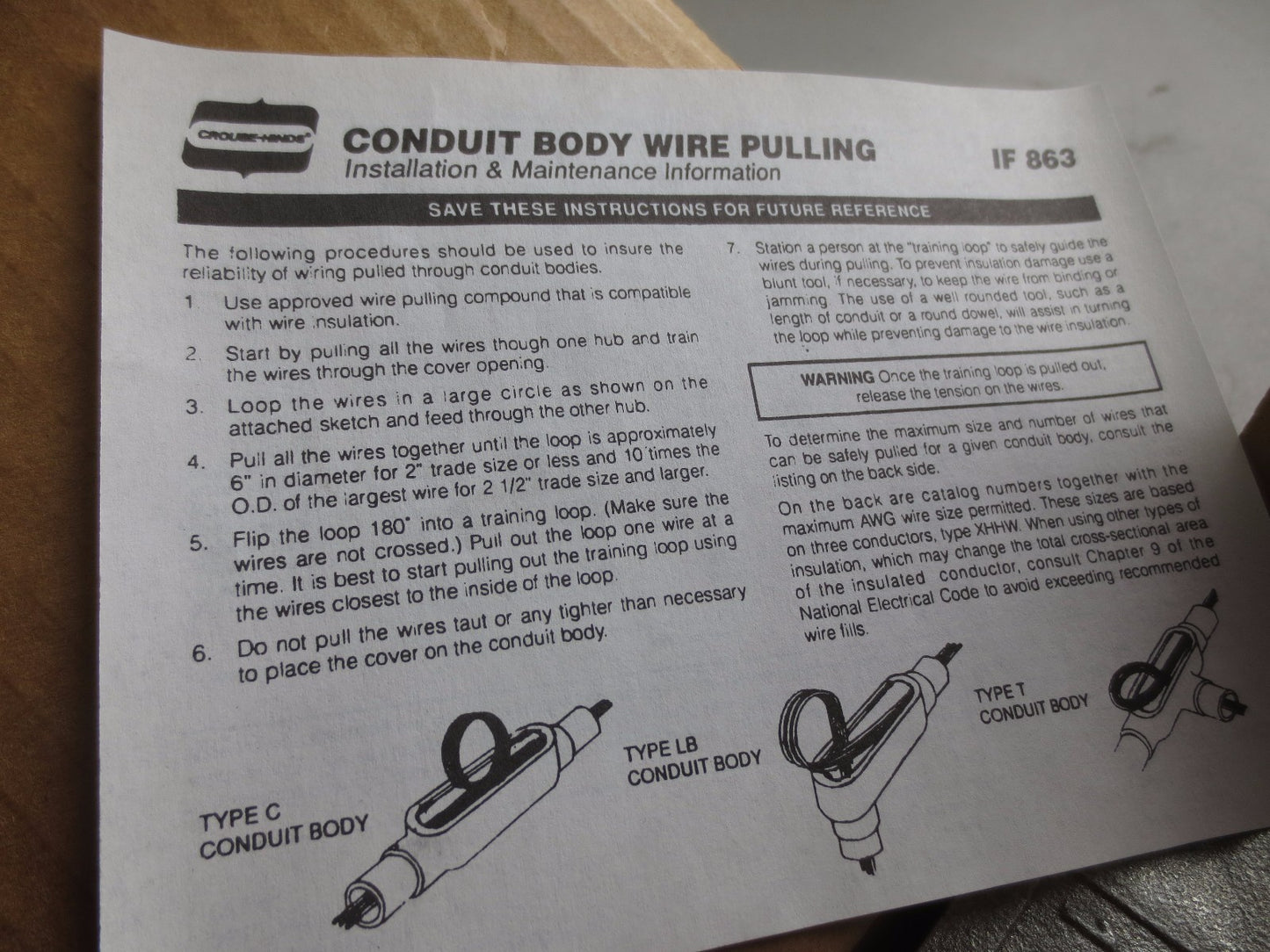 COOPER CROUSE-HINDS LB47 CONDULET CONDUIT OUTLET BOX 1-1/4 NEW SURPLUS, BOX of 2
