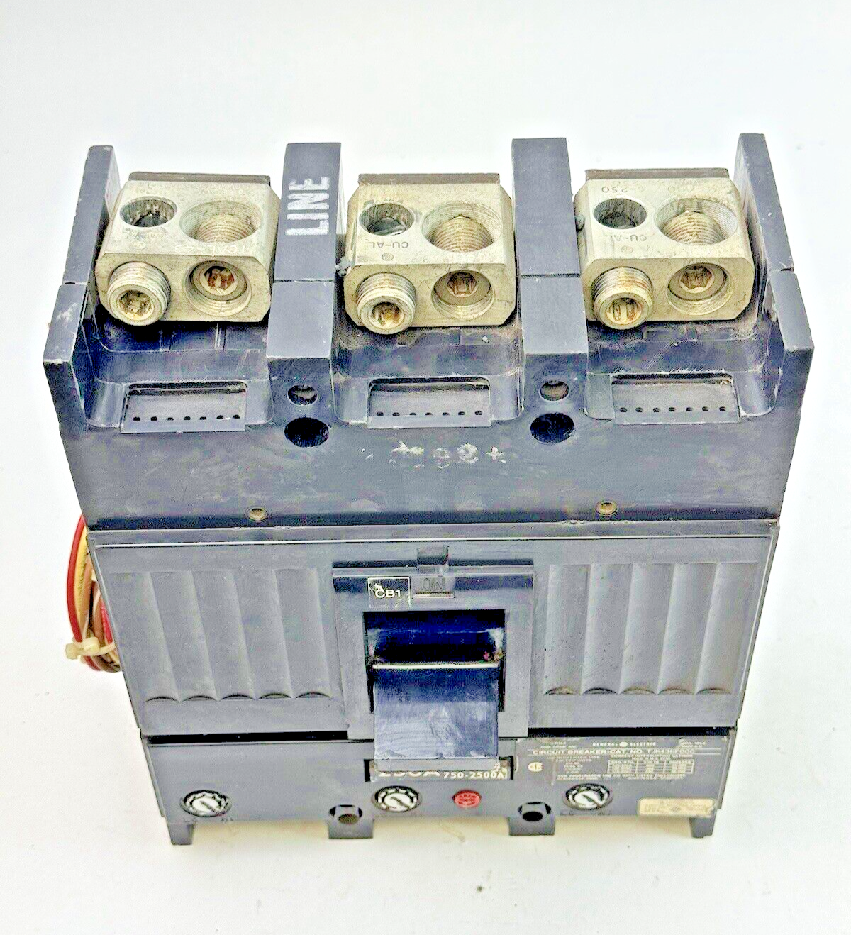 GE - TJK436F000 - CIRCUIT BREAKER W/ 250A TRIP & AUX SWITCH - 3 POLE/600VAC/400A