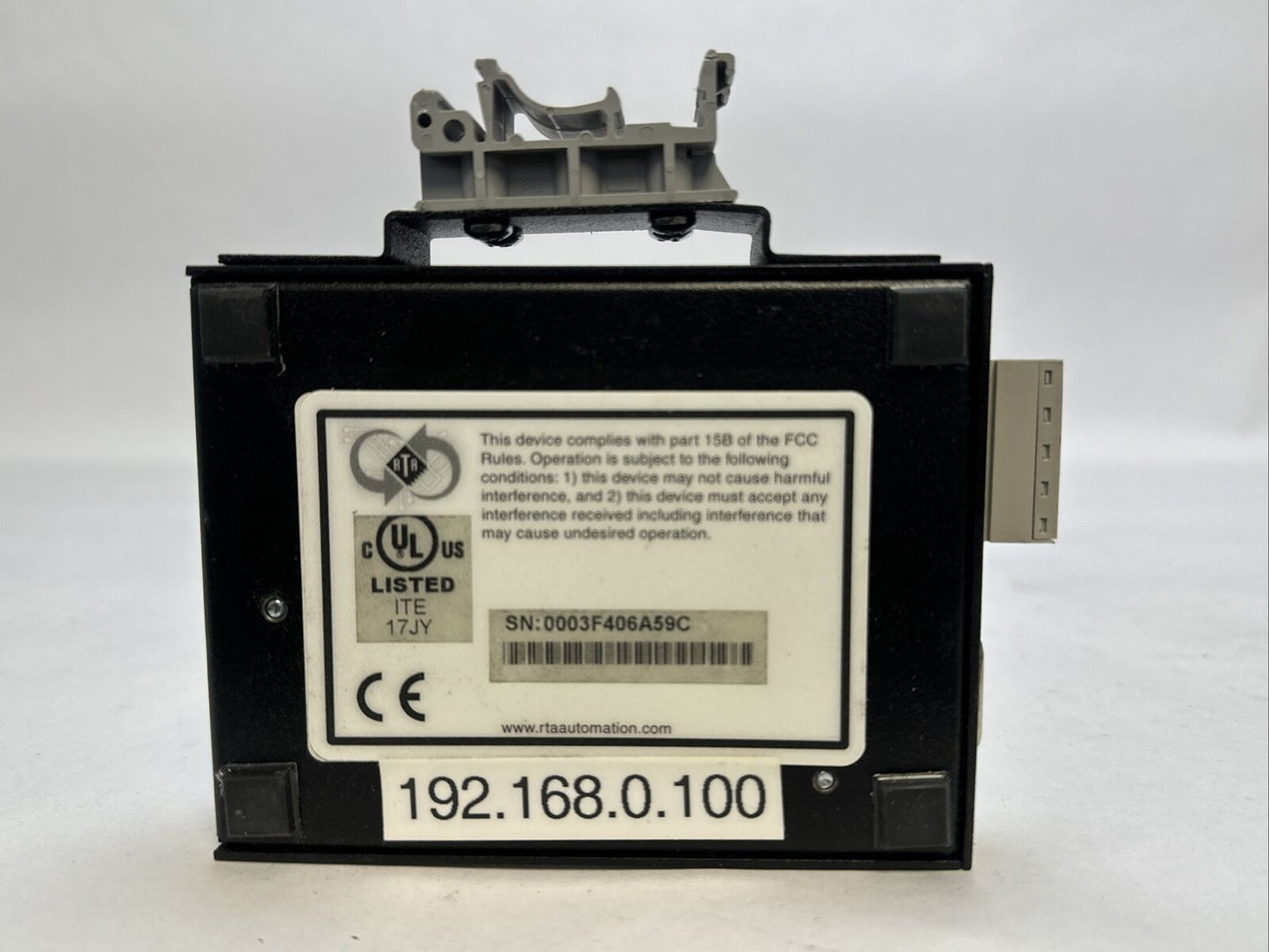 REAL TIME AUTOMATION 455ED ETHERNET/IP TO DEVICENET GATEWAY