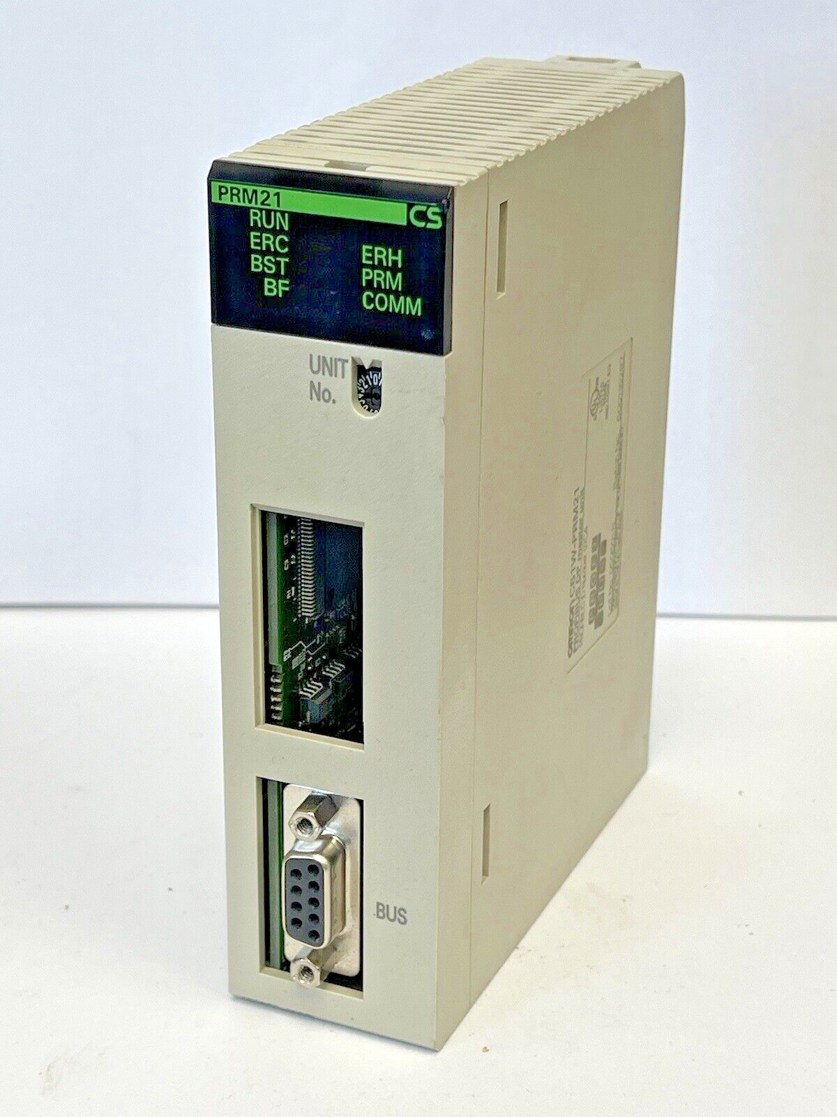 OMRON - CS1W-PRM21 *MISSING PLATE* - PROFIBUS DP MASTER UNIT - PROF. ID #07C4