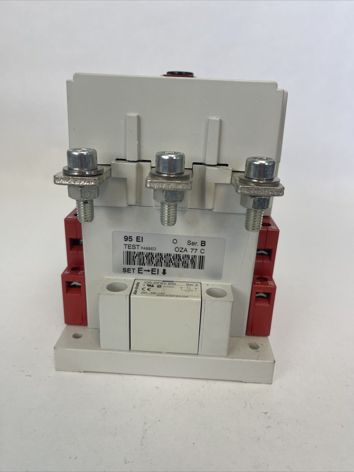 ALLEN BRADLEY 100S-D95EN22C CONTACTOR 600VAC 160A 75HP SER B 100-DFSV 500