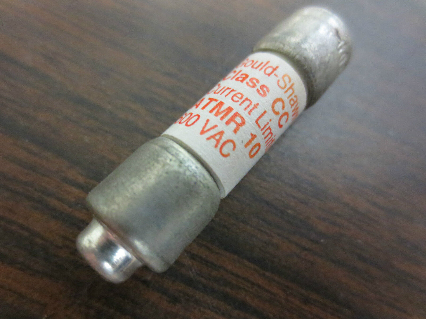 GOULD-SHAWMUT ATMR 10 CLASS CC CURRENT-LIMITING FUSE, 10A 600VAC - NEW SURPLUS