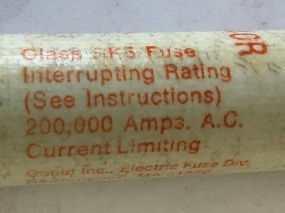 GOULD SHAWMUT ATS-DE40R AMP-TRAP FUSE 40A 600VAC CLASS RK5***LOTOF2***