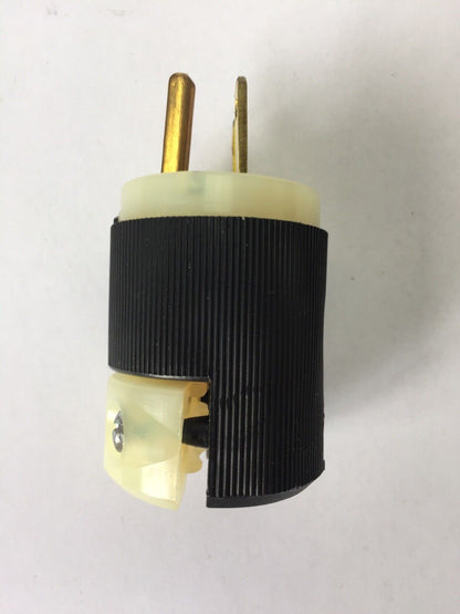 HUBBELL HBL5666C INSULGRIP PLUG 15A 250V 2POLE 3WIRE GROUNDING