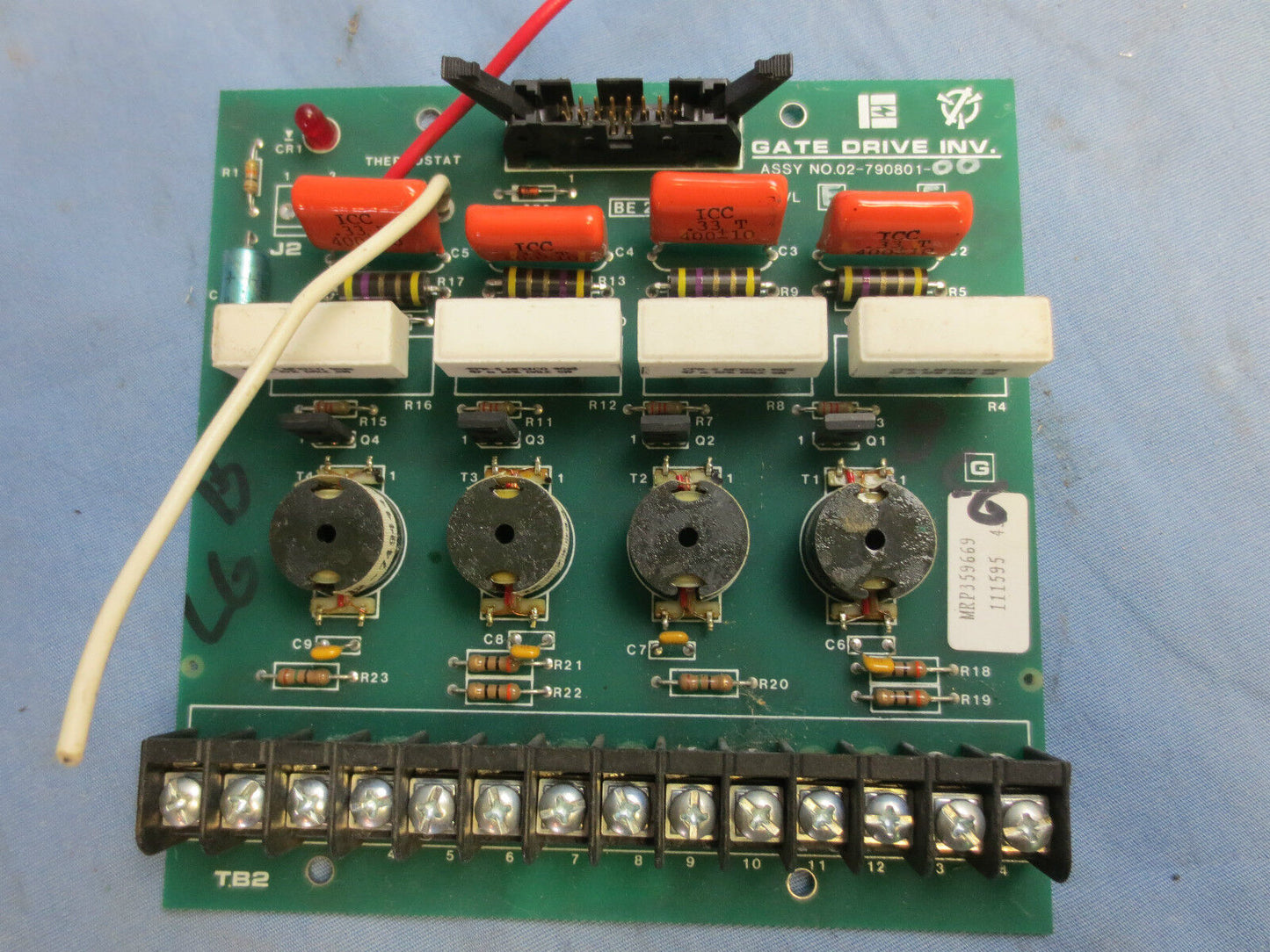 LIEBERT 02-790801-00 Rev. F - GATE DRIVER BOARD "GATE DRIVE INV"