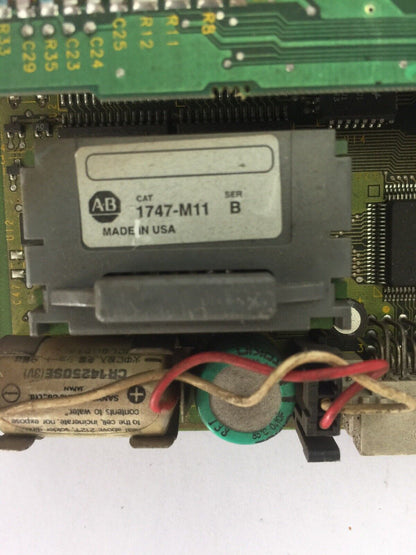 ALLEN BRADLEY 1747-L532 PROCESSOR UNIT 24VDC SER D PROC. REV 4 1747-M11 SER B