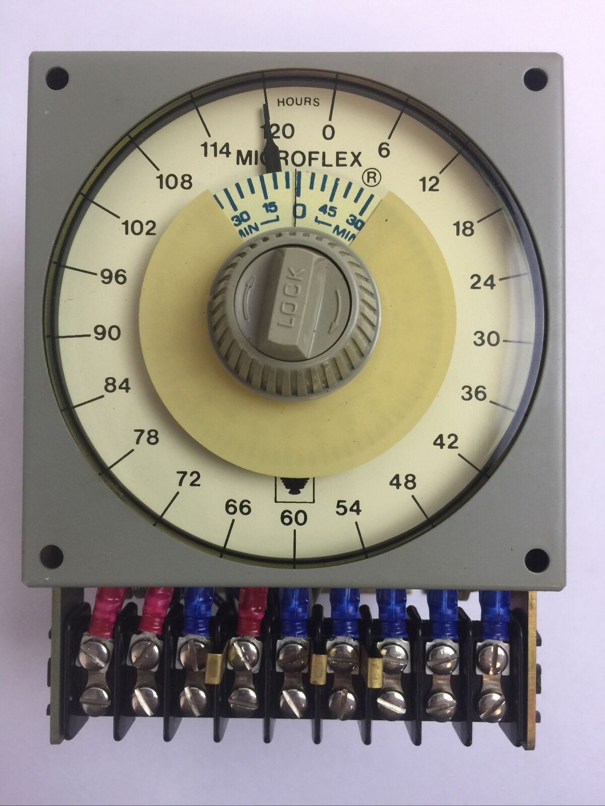 EAGLE SIGNAL HA48A6 ELECTRIC RESET TIMER MICROFLEX 0-120HOURS 120VOLT 60HZ 15AMP