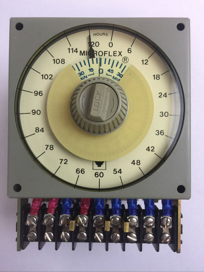 EAGLE SIGNAL HA48A6 ELECTRIC RESET TIMER MICROFLEX 0-120HOURS 120VOLT 60HZ 15AMP