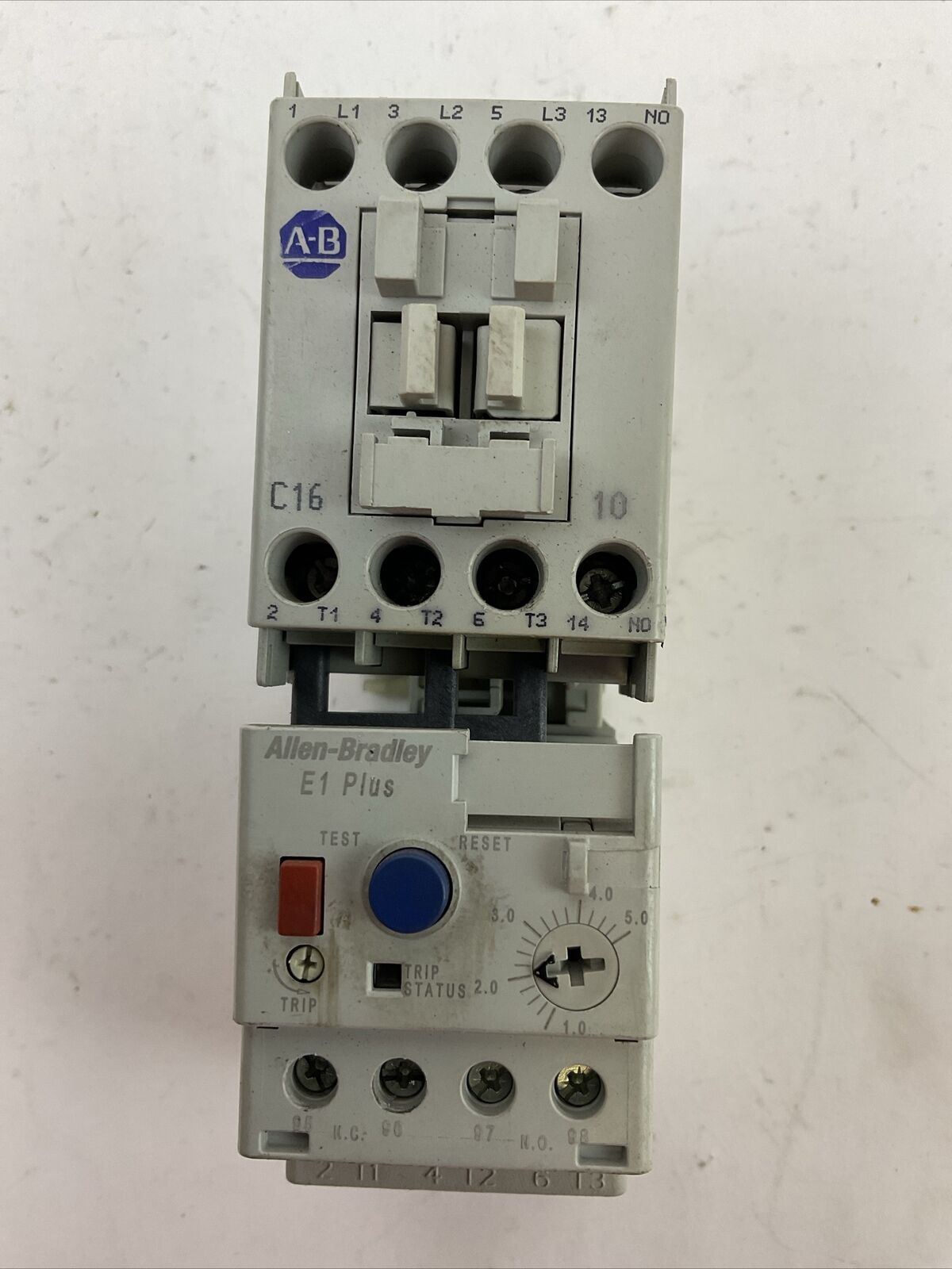 ALLEN BRADLEY STARTER (100-C16*10 SER B COIL 120V + 193-EECB SER C 1.0-5.0A)