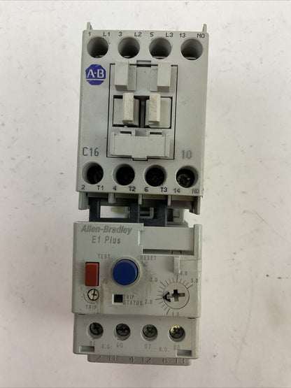 ALLEN BRADLEY STARTER (100-C16*10 SER B COIL 120V + 193-EECB SER C 1.0-5.0A)
