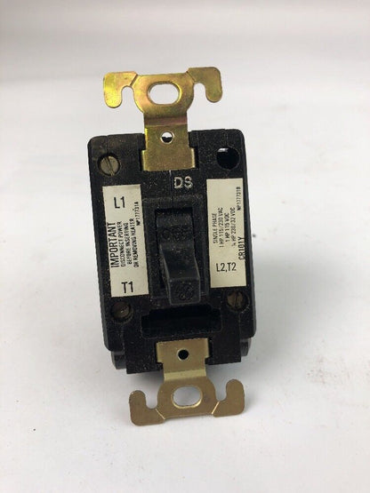 GE CR101Y 1HP SINGLE PHASE 115/230V 60/25HZ 1 POLE WITHOUT ENCLOSURE