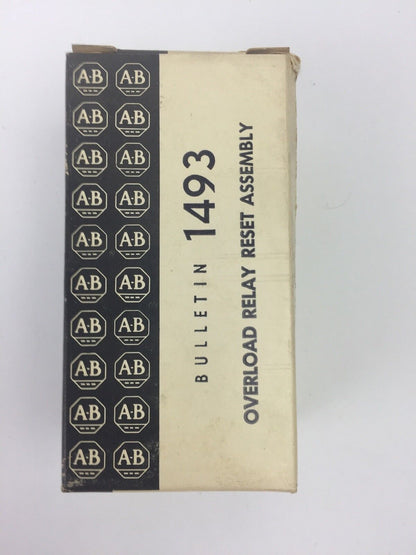 ALLEN BRADLEY 1493-N3 OVERLOAD RELAY RESET ASSEMBLY NEMA TYPE 1-3-12
