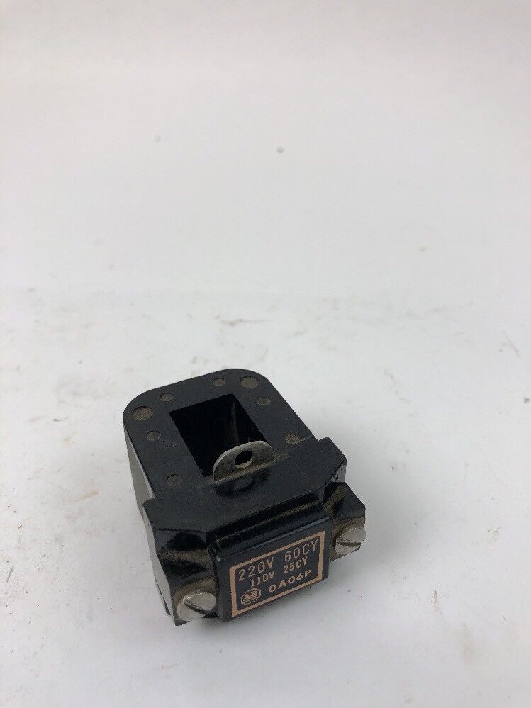 ALLEN BRADLEY 0A06P STARTER COIL 220V 60CY 110V 25CY OAOP