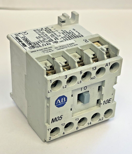 ALLEN BRADLEY - 100-MO5NZ*3 SER. A 24VDC COIL MOTOR STARTER CONTACTOR