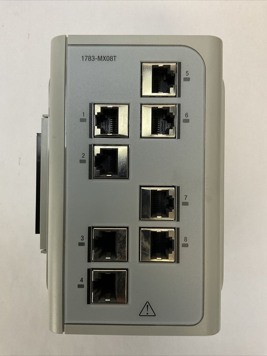 ALLEN BRADLEY 1783-MX08T SER A DIR/VER 10000013903 04 STRATIX 8000 ETHERNET