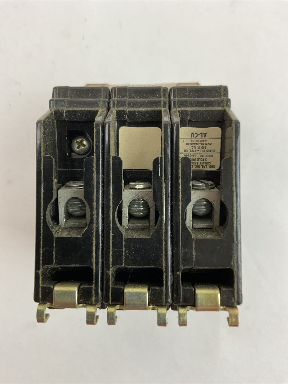 CUTLER HAMMER CH350 CIRCUIT BREAKER 3POLE 50AMP 240VAC