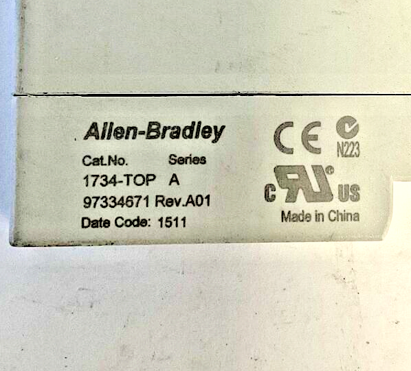 ALLEN BRADELY 1734-TOP TERMINAL BASE SER.A REV.A01 ***LOTOF3***
