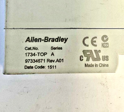 ALLEN BRADELY 1734-TOP TERMINAL BASE SER.A REV.A01 ***LOTOF3***