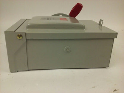 WESTINGHOUSE RHFN321 SAFETY SWITCH 30A, 240V, 3P FUSIBLE, TYPE 3R RAINPROOF, NEW