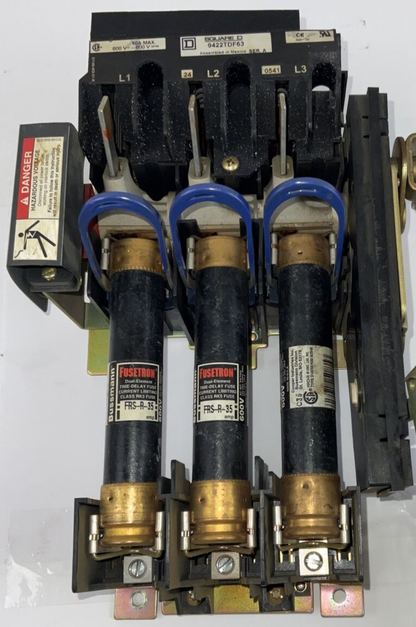 SQUARE D 9442TDF63 DISCONNECT SWITCH 60A 600VAC/DC SER.A 40566-040-51 FRS-R-35