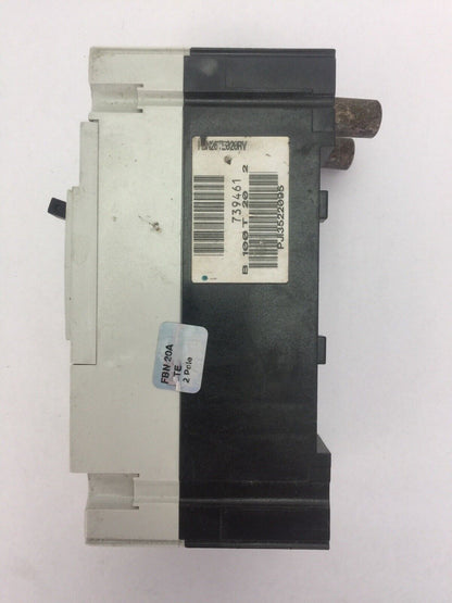 GE FBN26TE020RV RECORD PLUS CIRCUIT BREAKER 20A 240/480VAC 600Y/347VAC 50/60HZ
