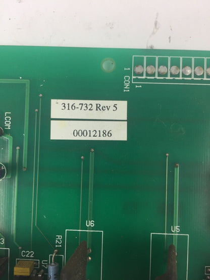 UNICO 316-732 REV 5 DRIVE BOARD