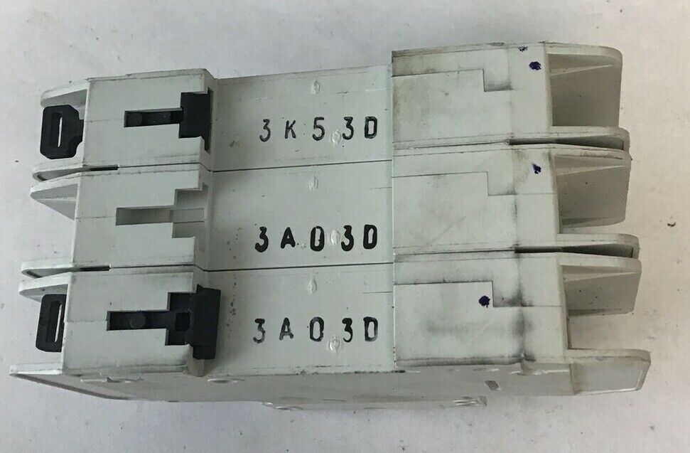 EATON WMZT3D03 CIRCUIT BREAKER 3A 480Y/277VAC 10KA 3 POLE 50/60HZ