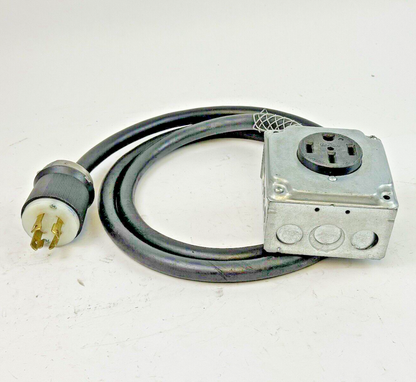 LEVITON - NEMA 14-50, HUBBELL - HBL2721, SOUTHWIRE - E54864 - 6 FT EXTENSION