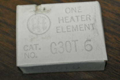 I-T-E G30T6 OVERLOAD HEATER ELEMENT / NEW SURPLUS***LOTOF6***