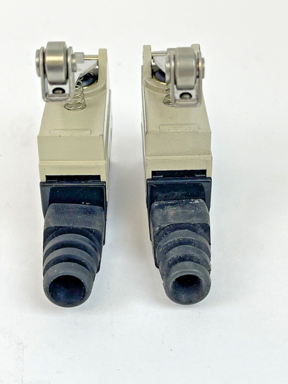 OMRON - SHL-W2155 -**LOT OF 2** - ENCLOSED LIMIT SWITCH - WITH ROLLER ARM
