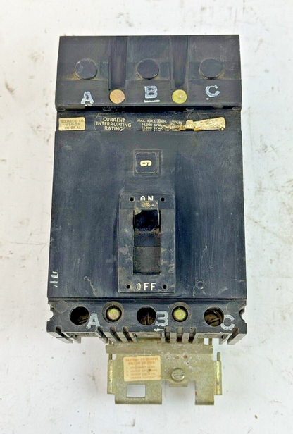 SQUARE D - FAB-36015 - I-LINE MOLDED CIRCUIT BREAKER - 15 AMP/3 POLE/600 VAC