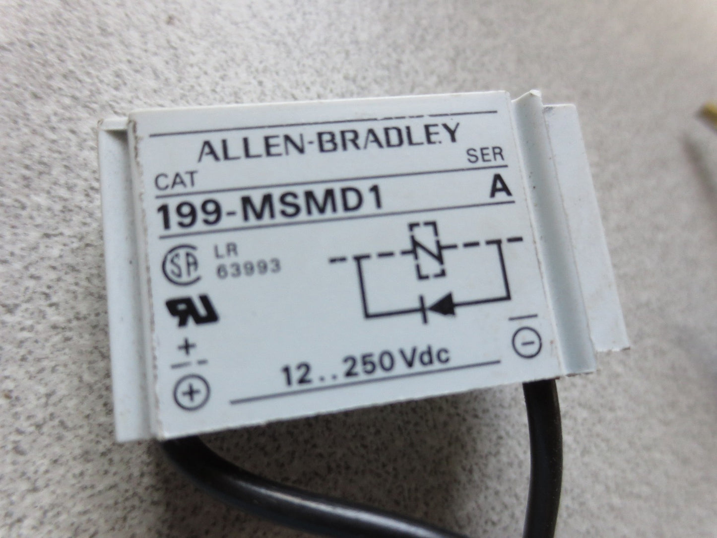 ALLEN-BRADLEY 199-MSMD1 Ser. A SURGE SUPPRESSORS - LOT of 4