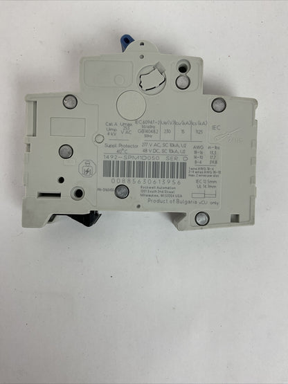 ALLEN BRADLEY 1492-SPM1D050 PROTECTOR 277VAC 48VDC SER D