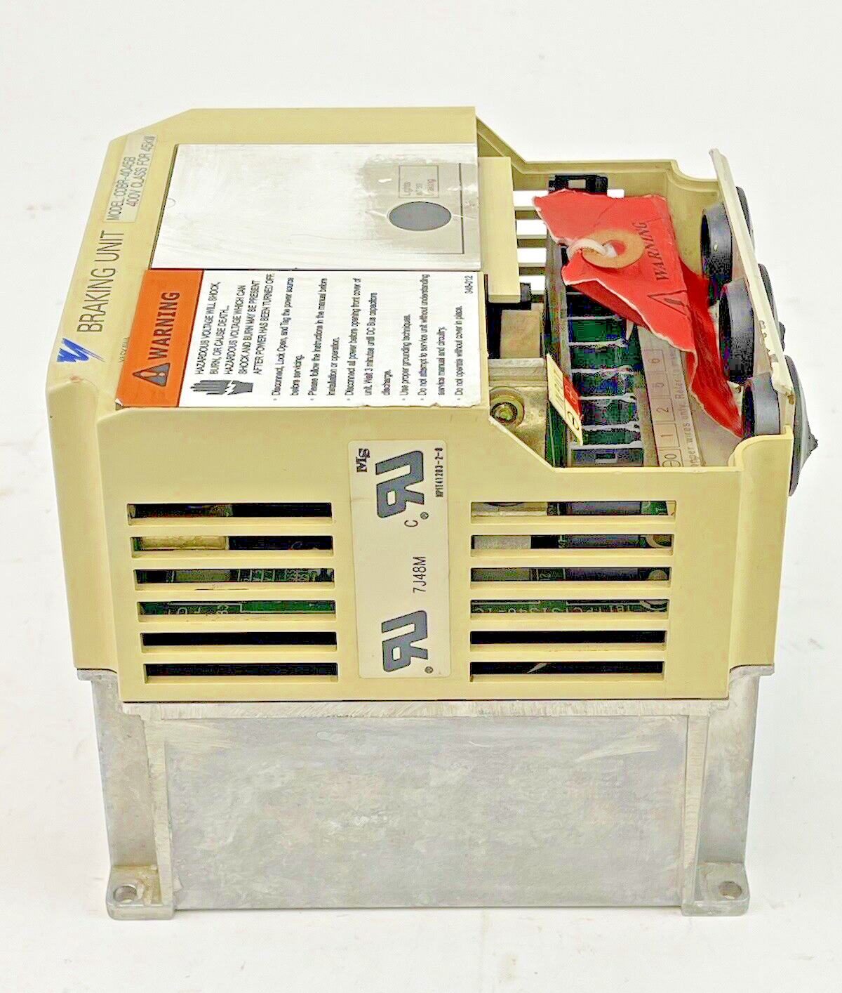 YASKAWA - CDBR-4045B - BRAKING UNIT - 400V CLASS FOR 45KW - INPUT: DC 510-660V