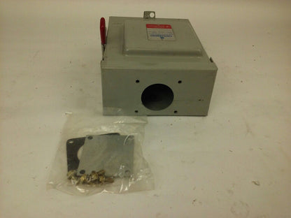 CHALLENGER RGD221SNC, G.D. SAFETY SWITCH, 30A, 240V, TYPE 3R RAINPROOF ENCLOSURE