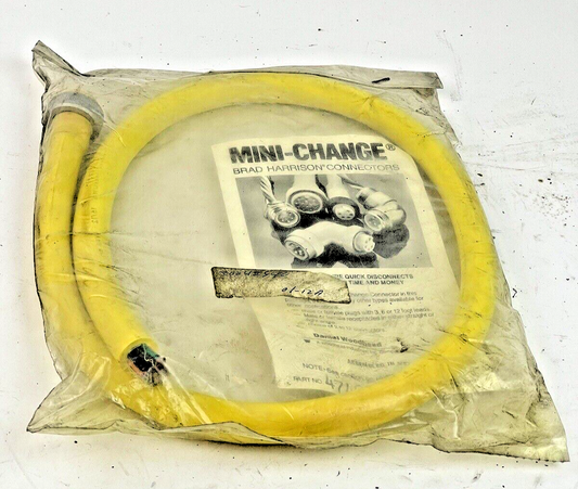 BRAD HARRISON - WOODHEAD - 47408 - MINI-CHANGE CORDSET 12 PIN, YELLOW, 16/12, SO