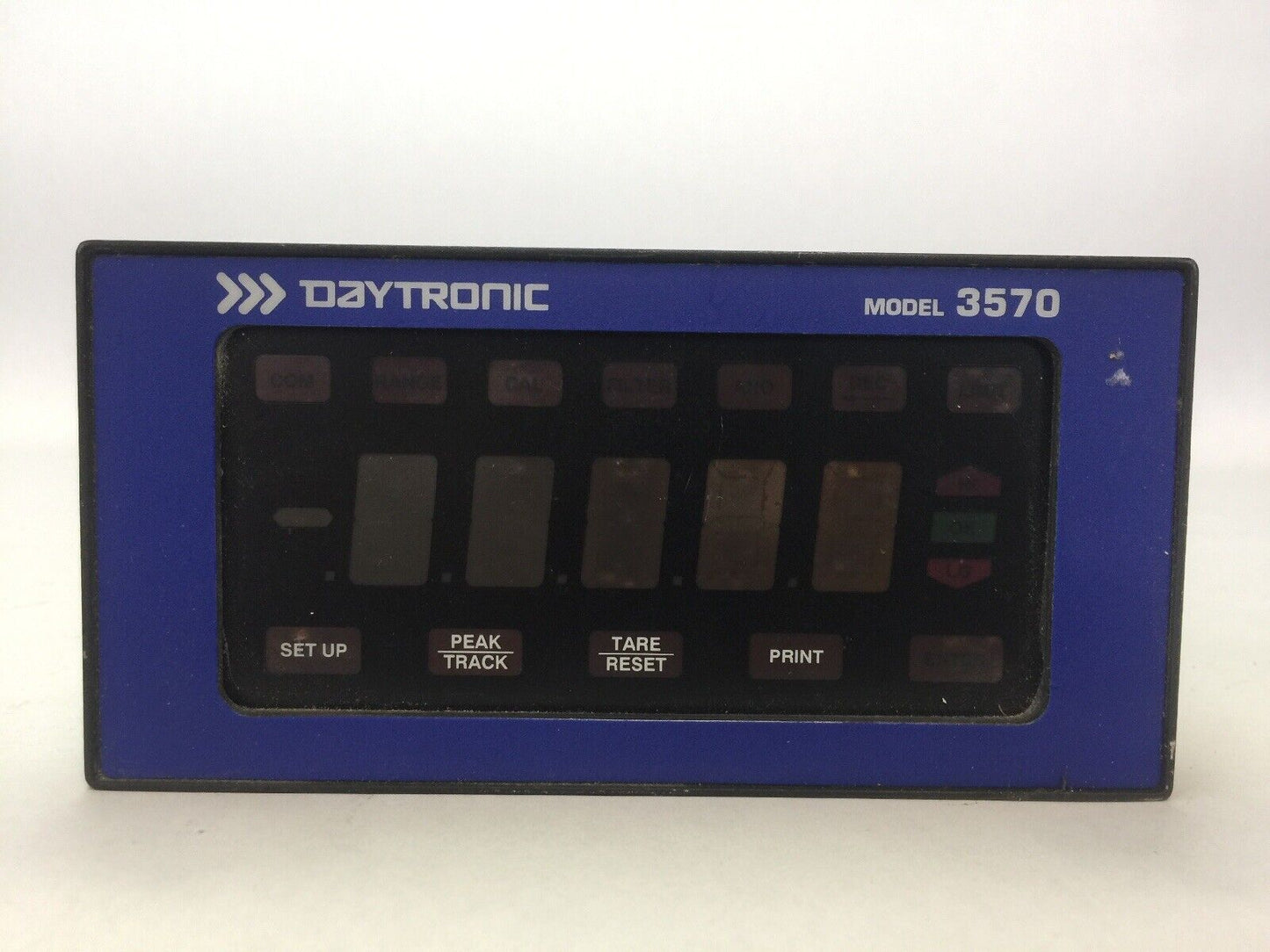 DAYTRONIC 3570 STRAIN GAGE PANEL METER 90-265VAC 50-400HZ 10W 5 DIGIT LCD