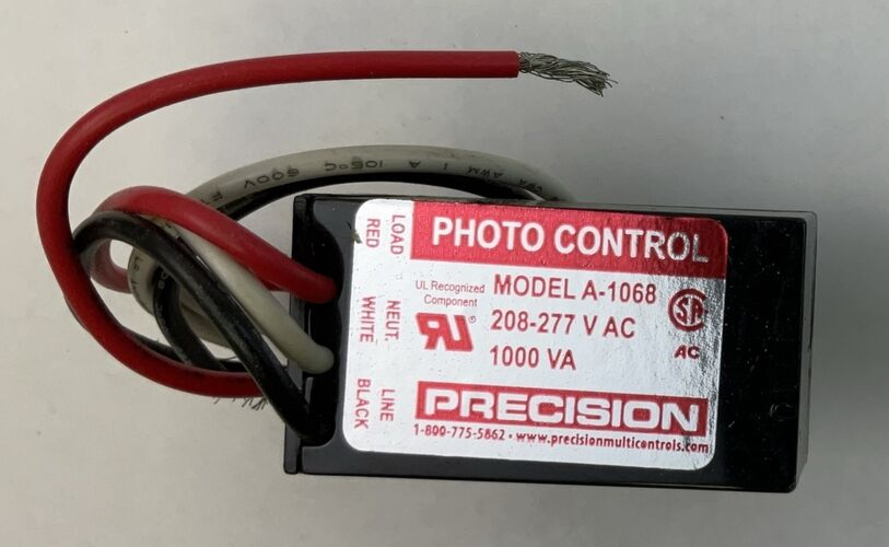 PRECISION MODEL A-1068 PHOTO CONTROL 208-277VAC 1000VA