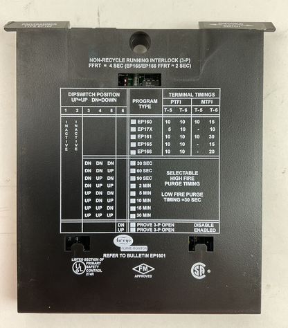 FIREYE TYPE EP160 PROGRAMMER