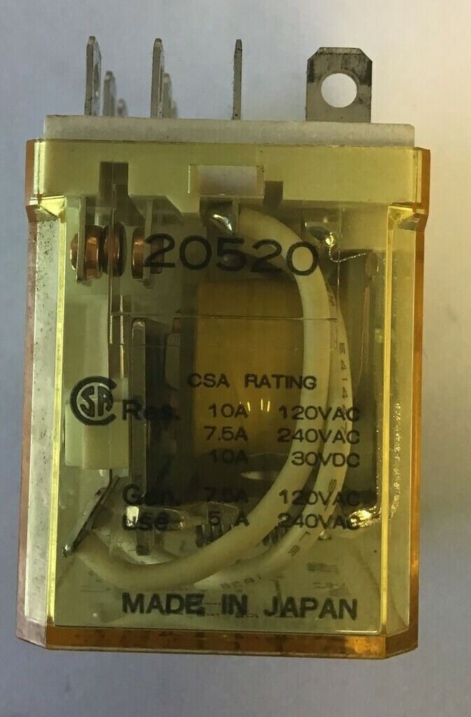 IDEC RH4B-U RELAY 120VAC 30VDC 10A***LOTOF2***